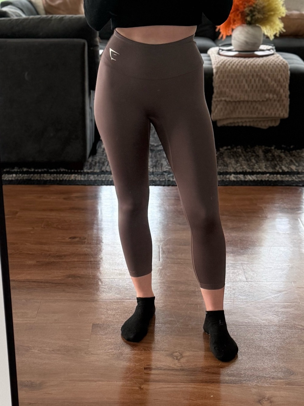 Gymshark High-Waisted Brown Leggings